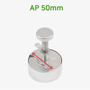 떡갈비틀원형재질:올스텐독일(AP50mm)　