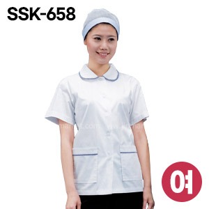SSK-658 위생반팔가운(여성)　